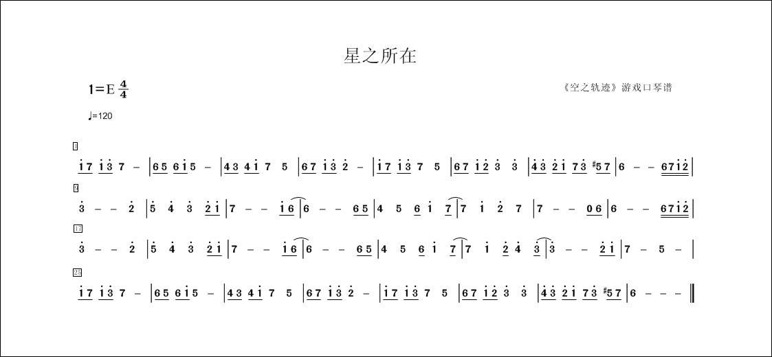 口琴谱吹出来的不一样?图片