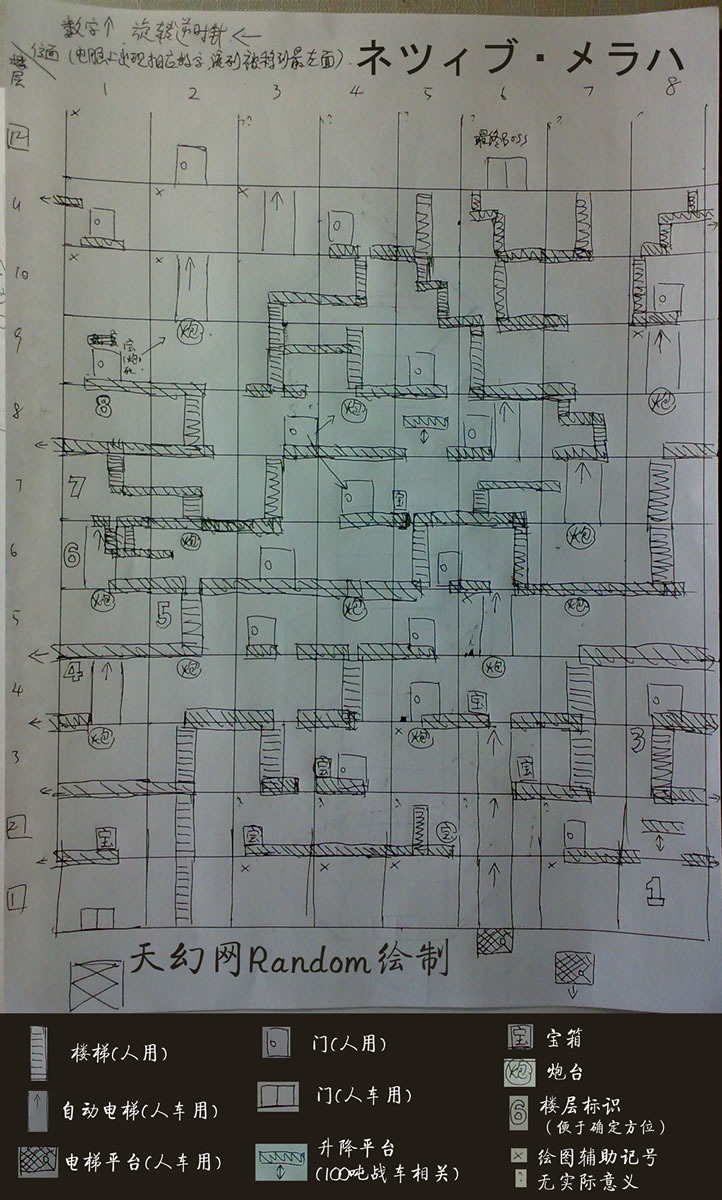 蒸汽之柱外观图手绘